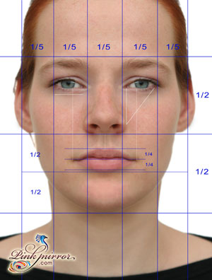 perfect face proportions golden ratio