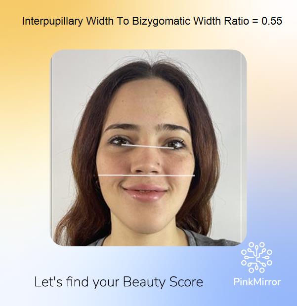 face-score-interpupillary-width-to-bizygomatic-width-ratio