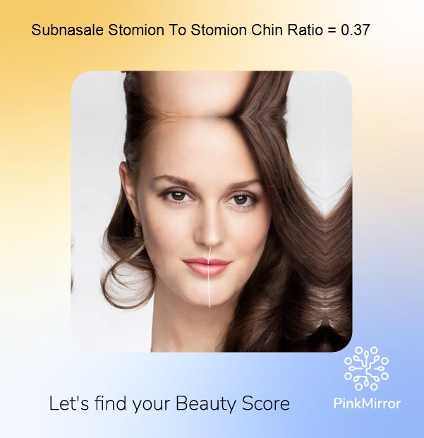face-score-subnasale-stomion-to-stomion-chin-ratio
