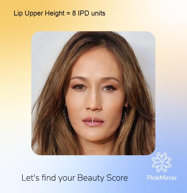 face-score-lip-upper-height
