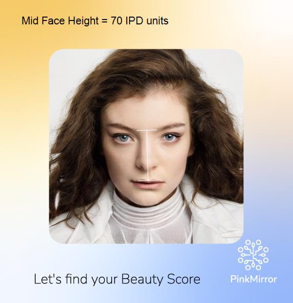 face-score-mid-face-height