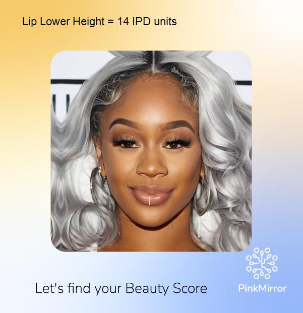 face-score-lip-lower-height