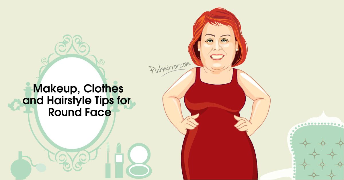 Makeup Clothes And Hairstyle Tips For A Mature Round Face