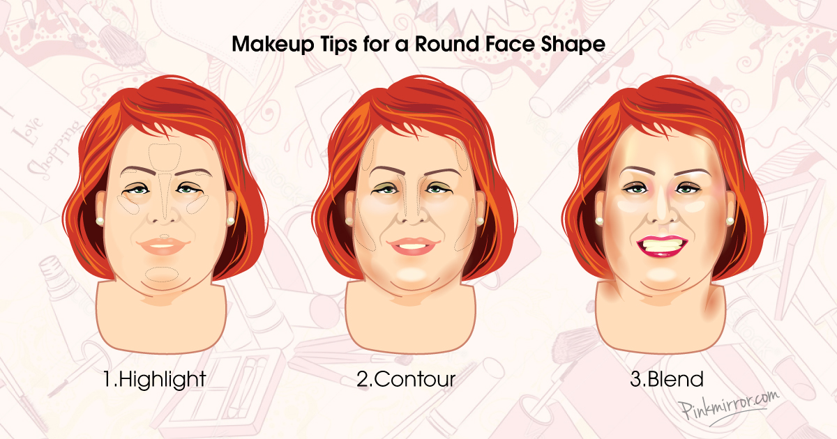 Makeup Tips for Round Face Shape