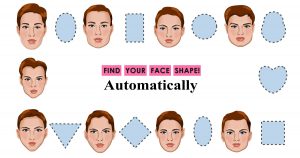 pinkmirror find your face shape automatically